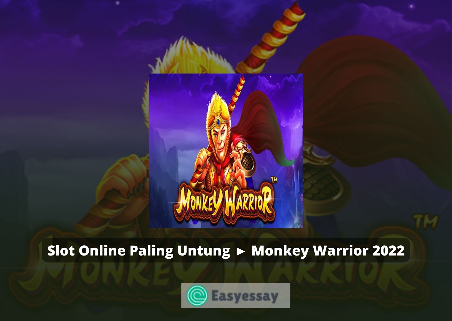 Slot Online Paling Untung ► Monkey Warrior 2022